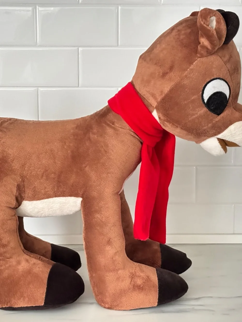 NWT Rudolph the Red Nosed Reindeer Plush Greeter Toy Dan Dee LARGE Christmas NEW